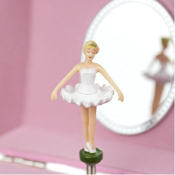 Sieradendoosje: Ballerina (licht roze glow in the dark)