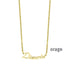 Ketting met naam (verguld goud) ORAGE