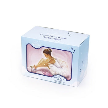 Sieradendoosje: Ballerina (licht roze glow in the dark)