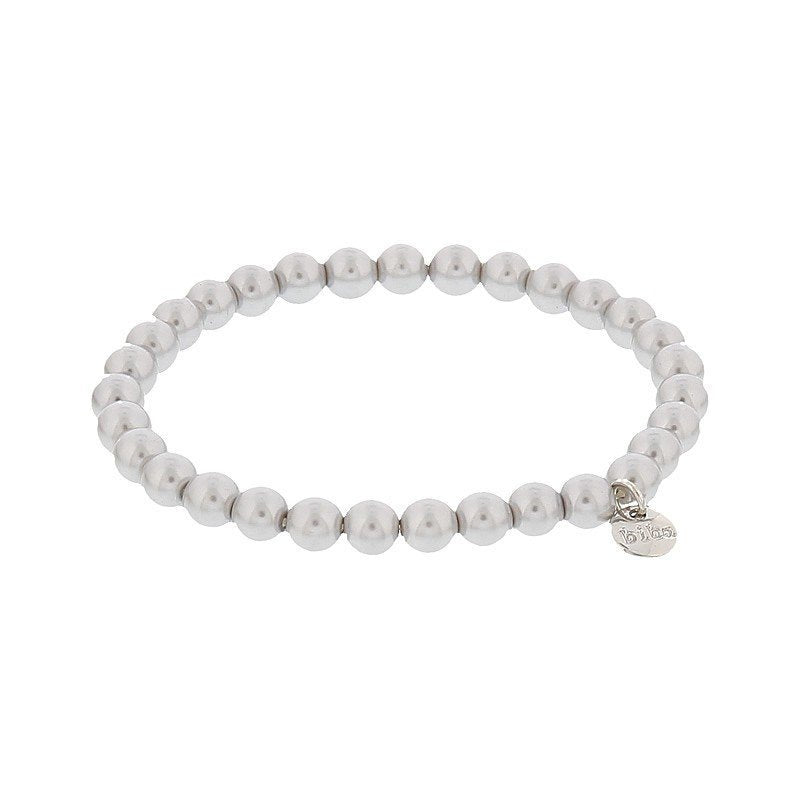 Armbandjes Biba parels 6mm grijs