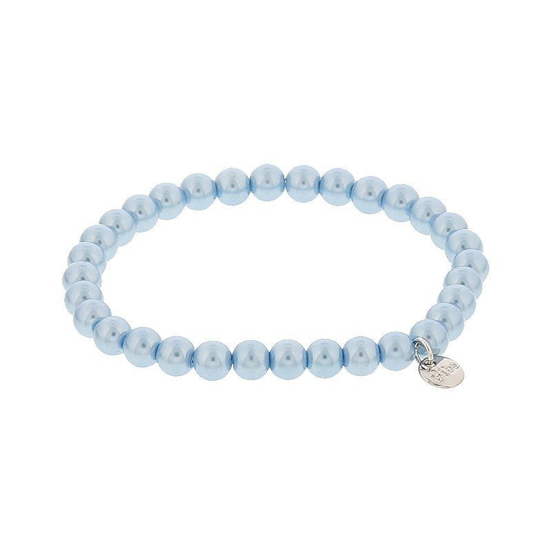 Armbandjes Biba parels 6mm blauw