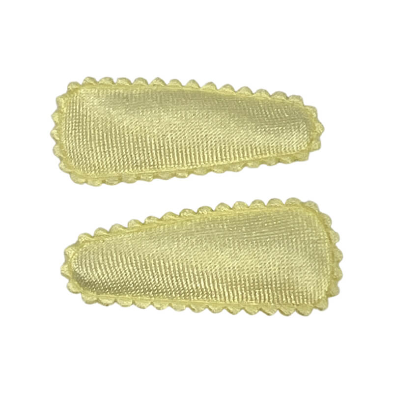 Haarspeldjes: Klein geel (klik klak 3 cm)