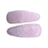Haarspeldjes: Velours Roze (klik klak 5cm)