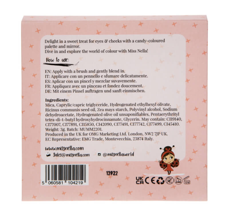 Miss Nella Oogschaduw en blush Macaron Magic