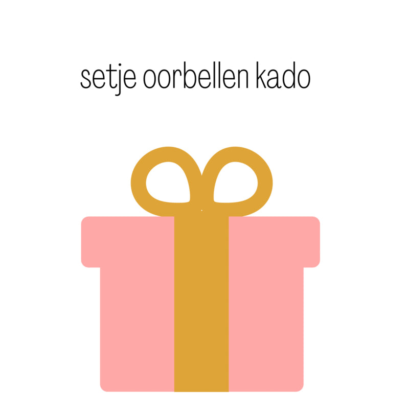 Gratis setje kinderoorbellen (bij aankoop van drie paar oorbellen)