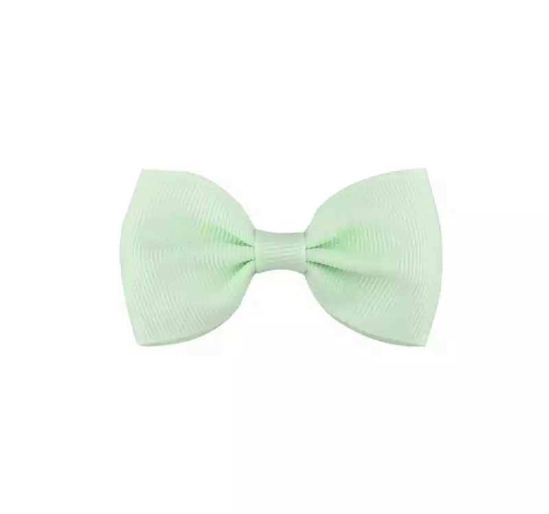 Haarspeldjes: Mint groene vlinderstrik