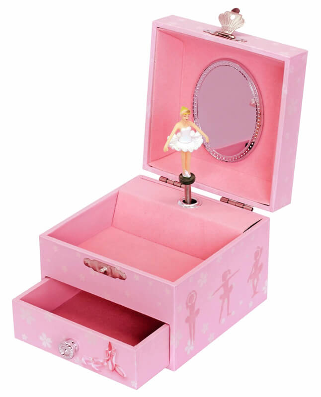 Sieradendoosje: Balletschoentjes (glow in the dark)