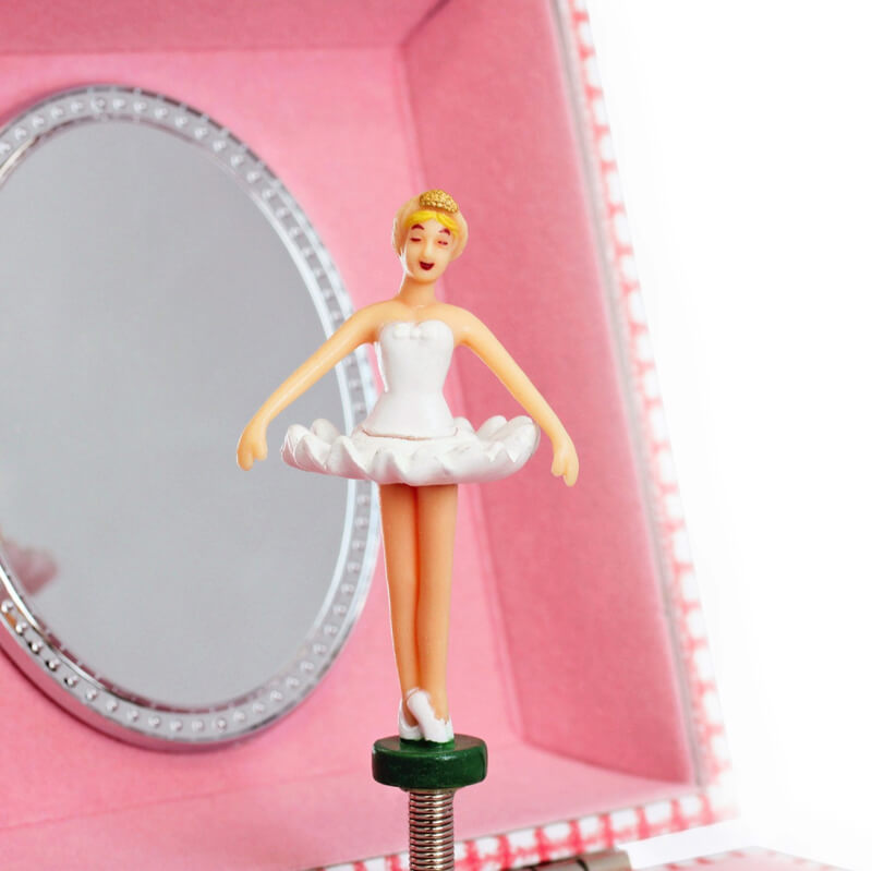 Sieradendoosje: Balletschoentjes (glow in the dark)