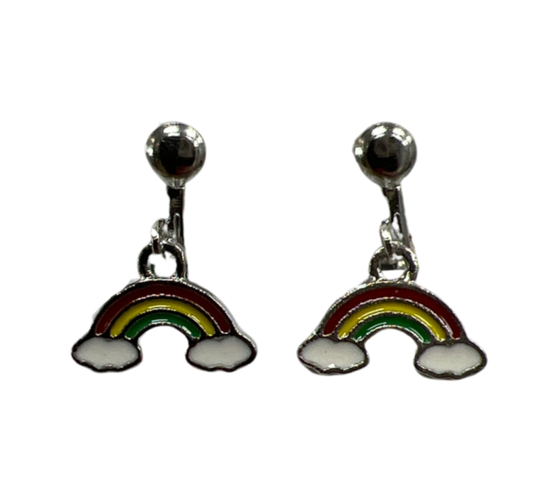 Clipoorbellen: Regenboog (hangend) metaal