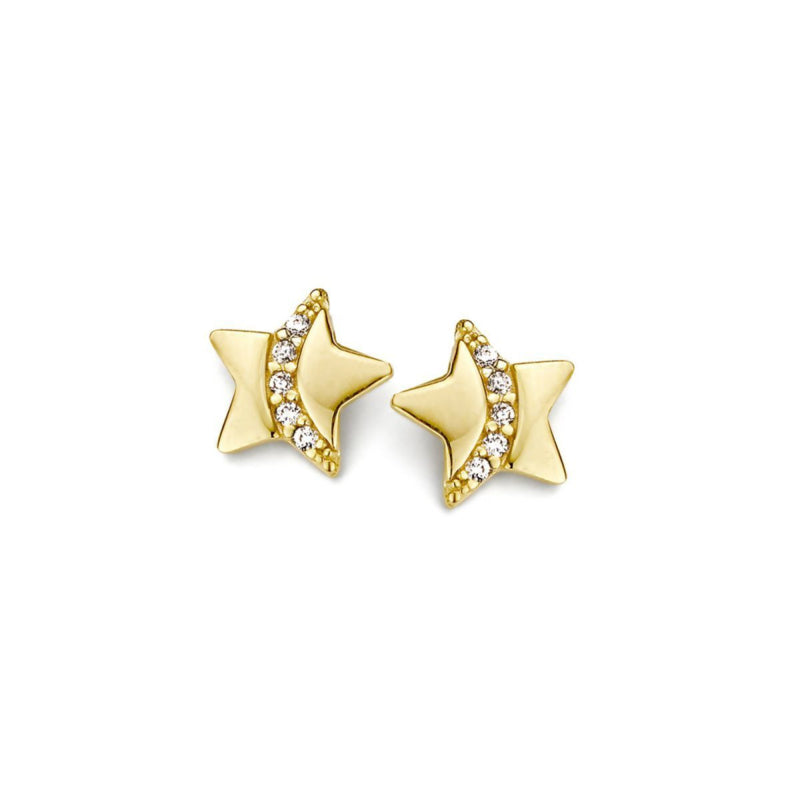 Gouden kinderoorbellen: Sterretjes ( Naiomy Princess)