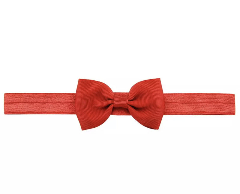 Haarbandje: Kleine strik rood