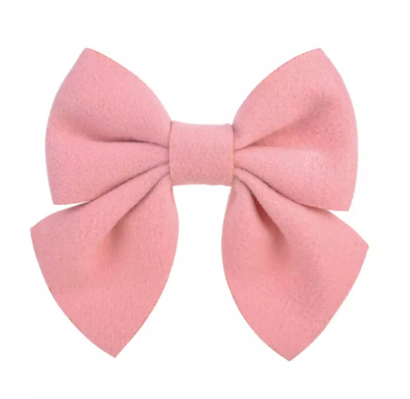 Haarspeldjes: Roze strik