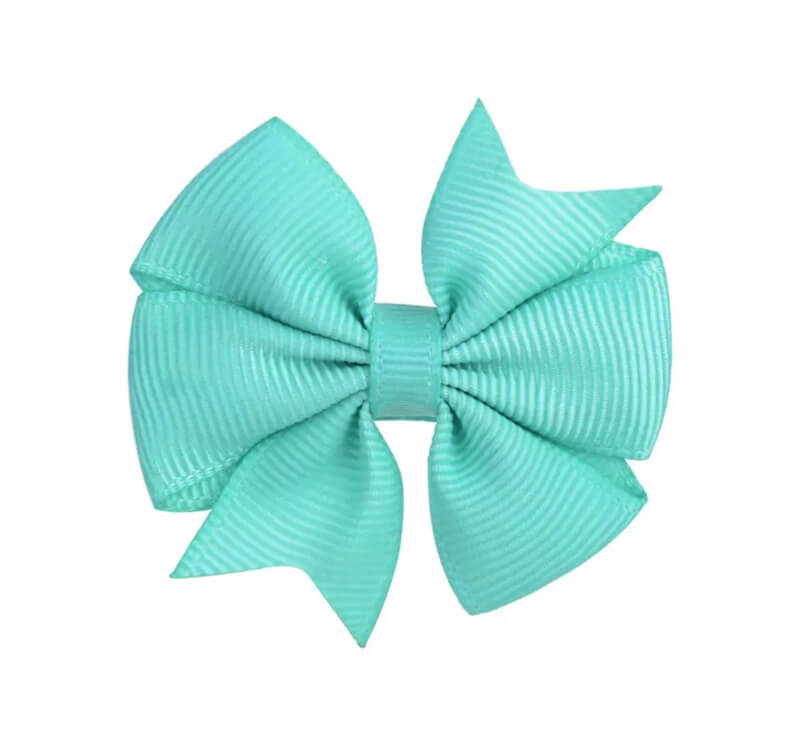 Haarspeldjes: Turquoise Mila strik