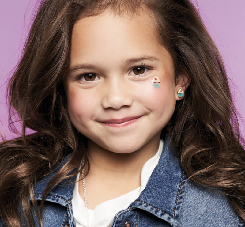 Hypoallergeen kinderoorbellen: Cupcake