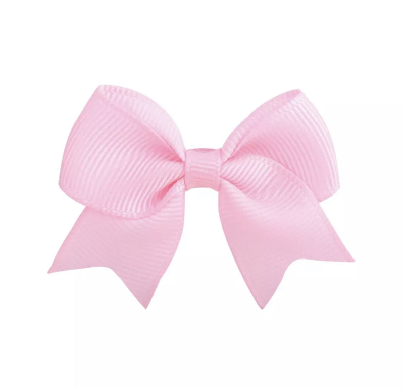 Haarspeldjes: Claire licht roze strik
