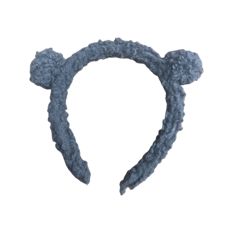 Diadeem Teddy grijs