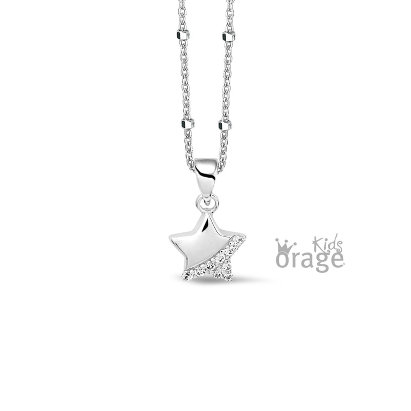 Zilveren kinderketting: Sterretje (ORAGE)
