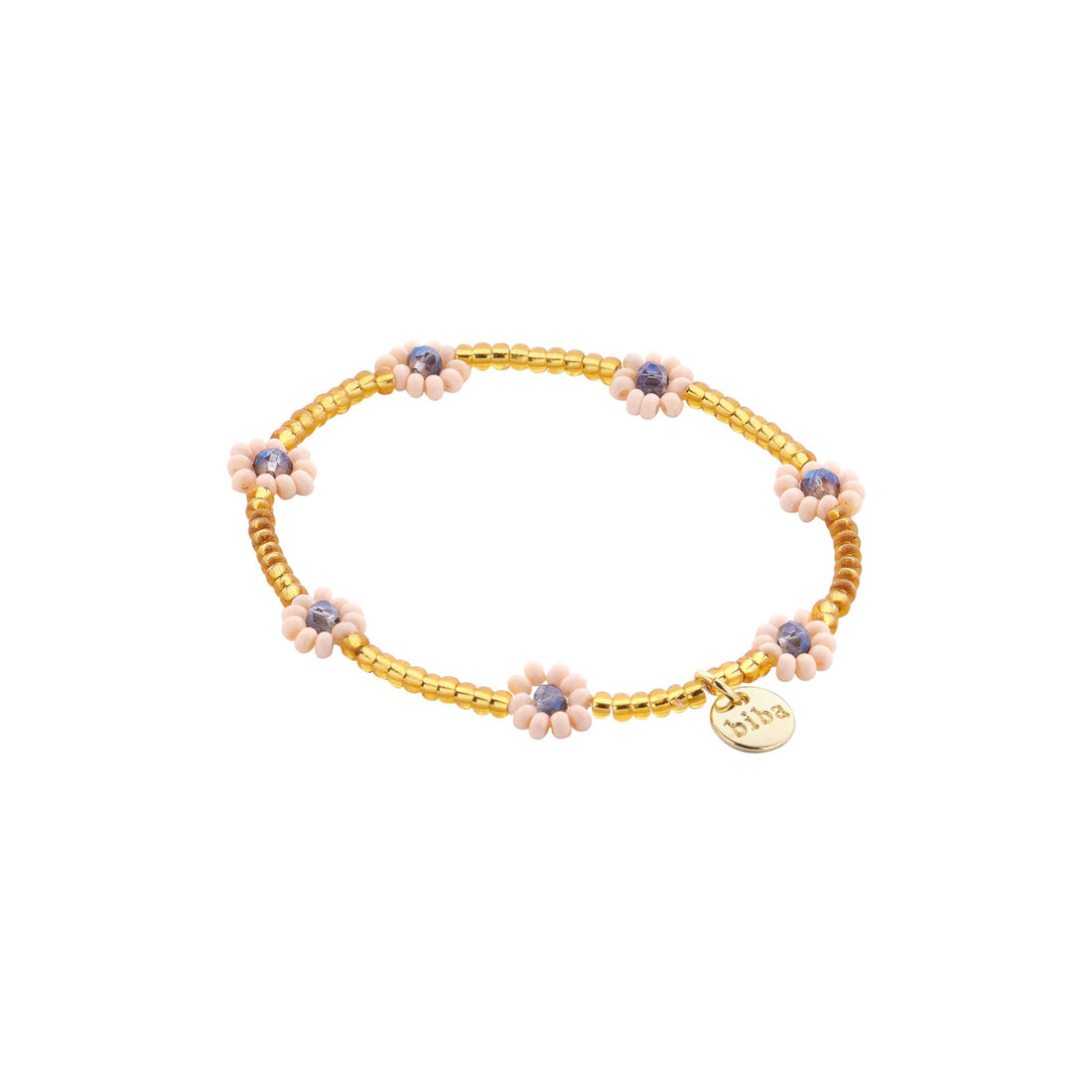 Armbänder Biba Blumen rosa/violett