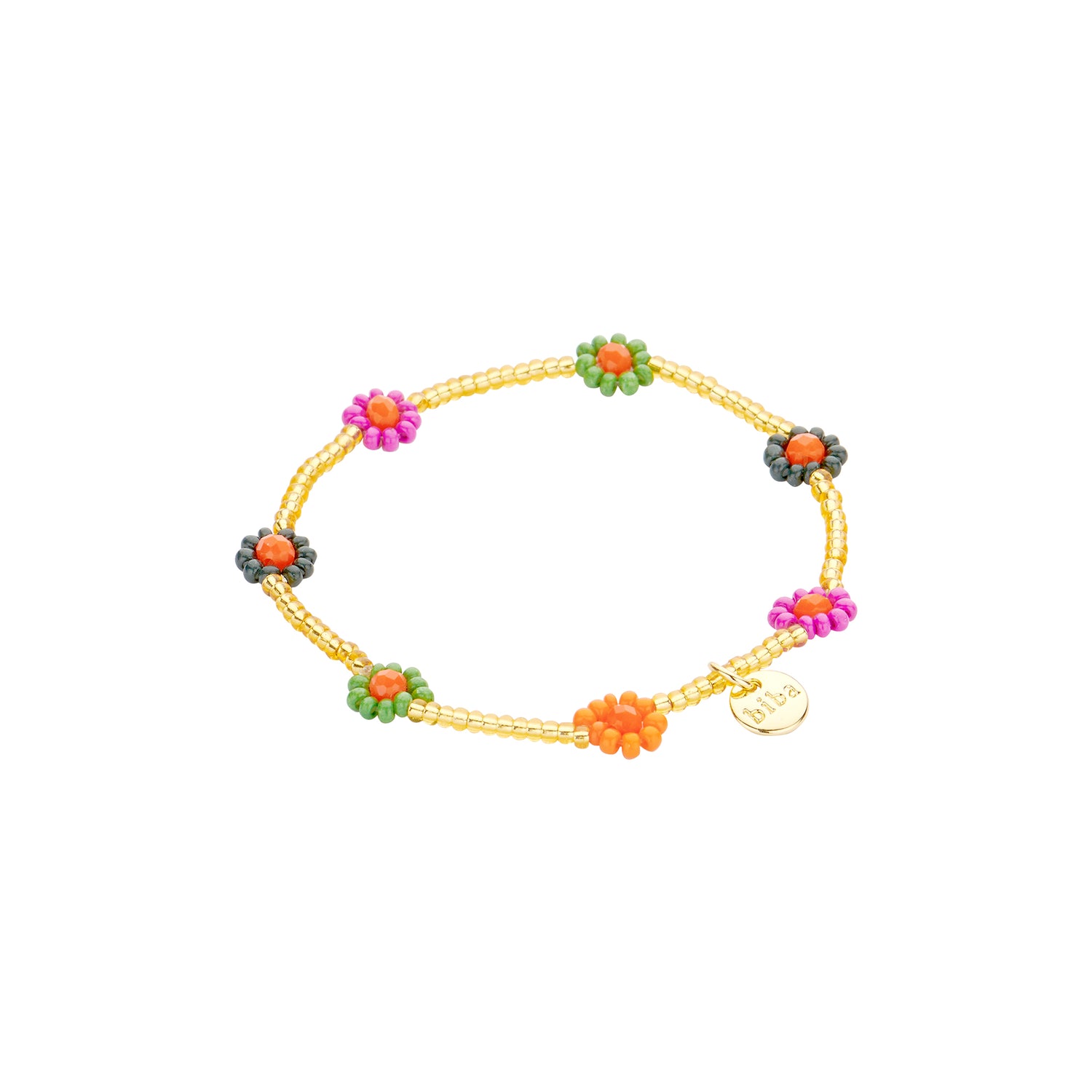 Armbandjes Biba bloemetjes mix 4