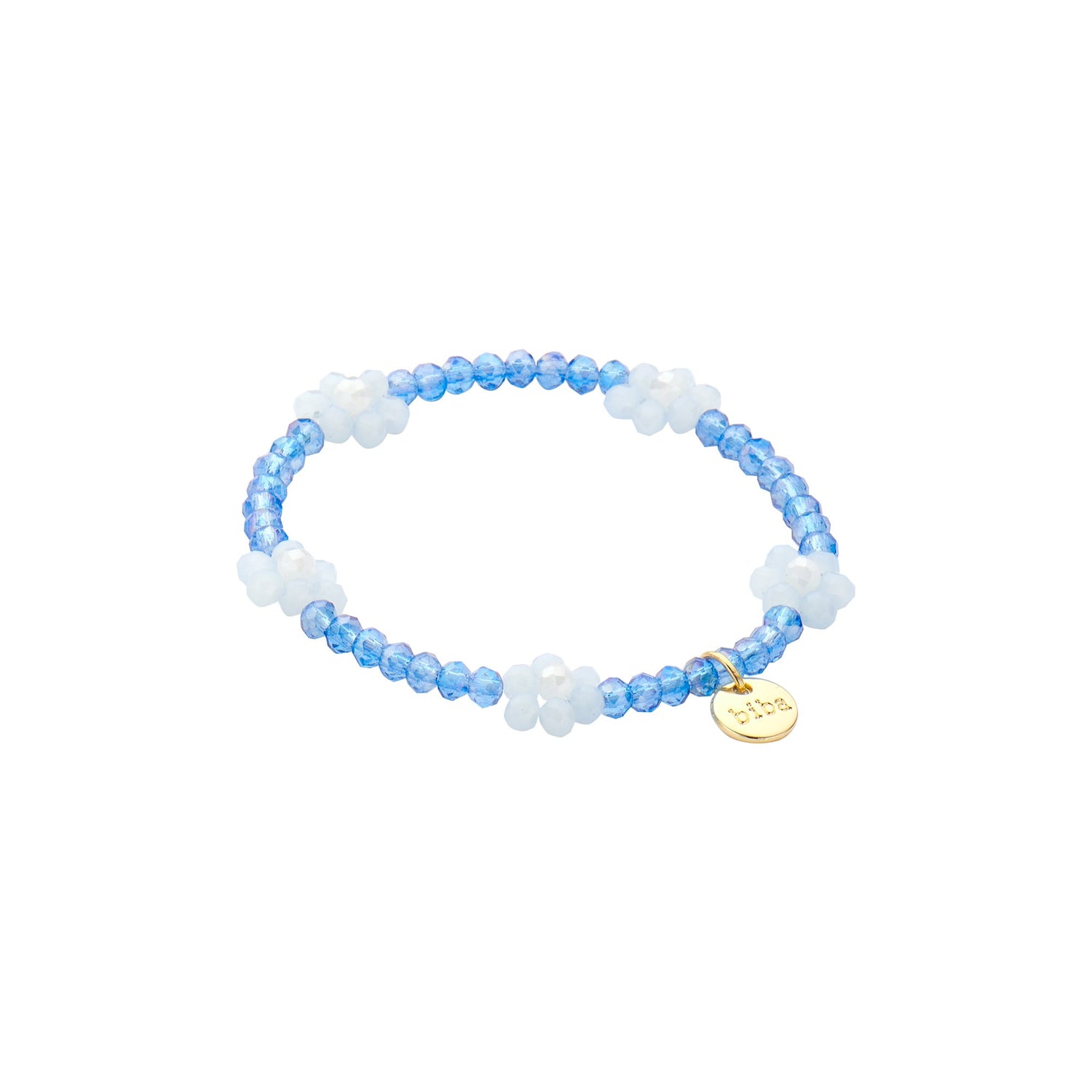 Bracelets Biba crystal ice blue flowers
