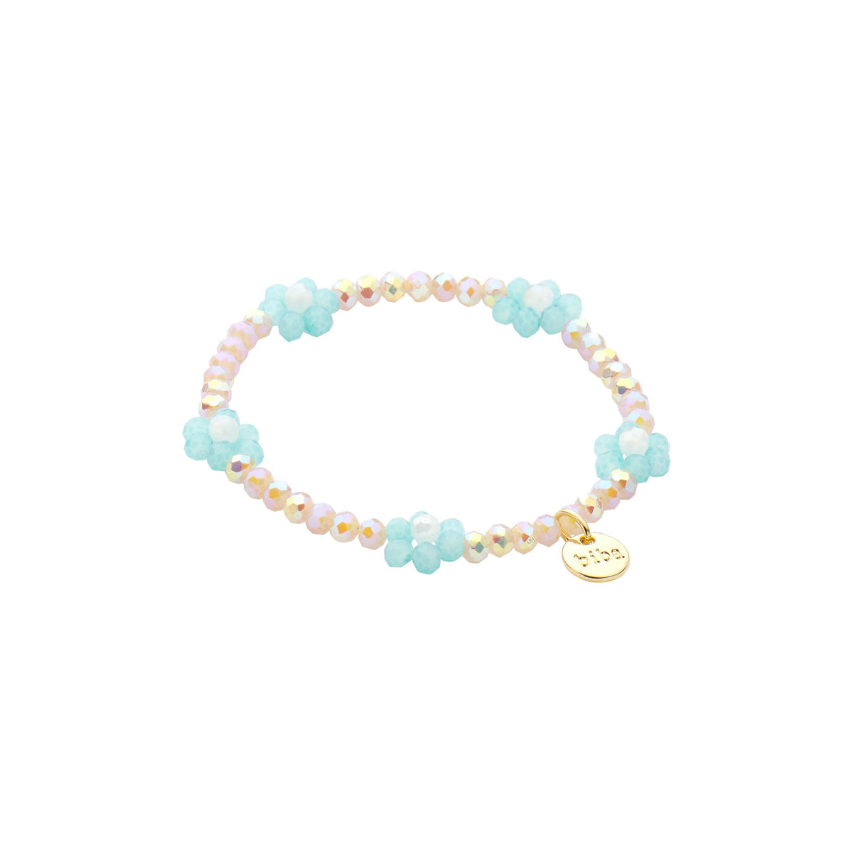 Braceletten Biba Kristall blo Blummen