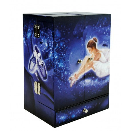 Jewelry box: Ballerina blue XL