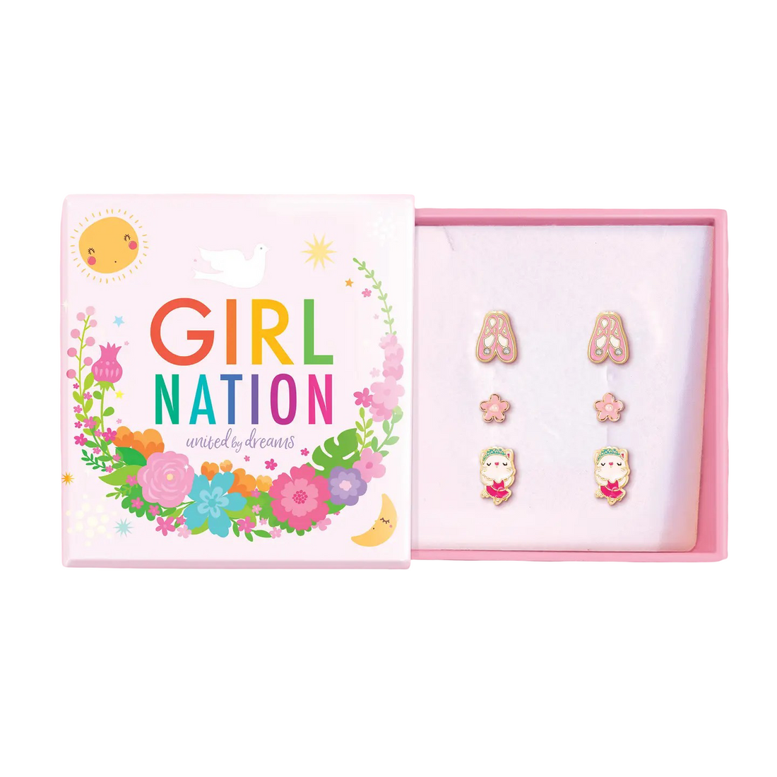 Hypoallergene Ohrringe für Kinder: Ballerina-Set