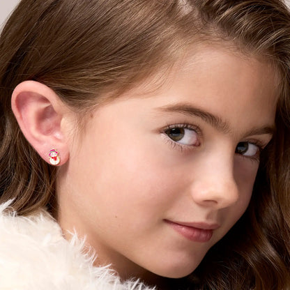 Hypoallergene kinderoorbellen: Sneeuwpop