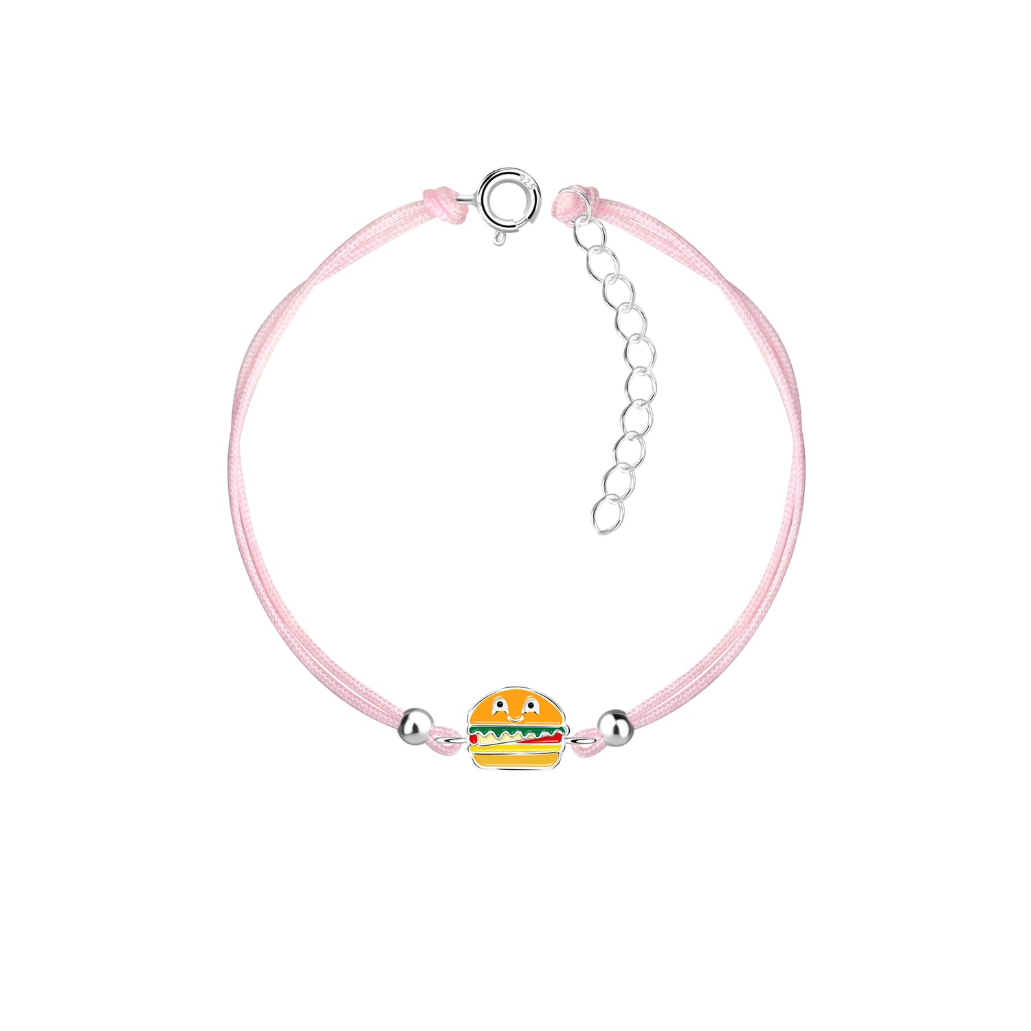 Verstellbares Kinderarmband Premium: Hamburger