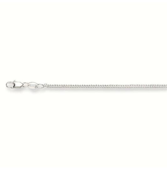 Zilveren kinderketting: Gourmet 1.7mm 45 cm