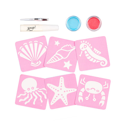 Glitter Tattoo Set Mermaid