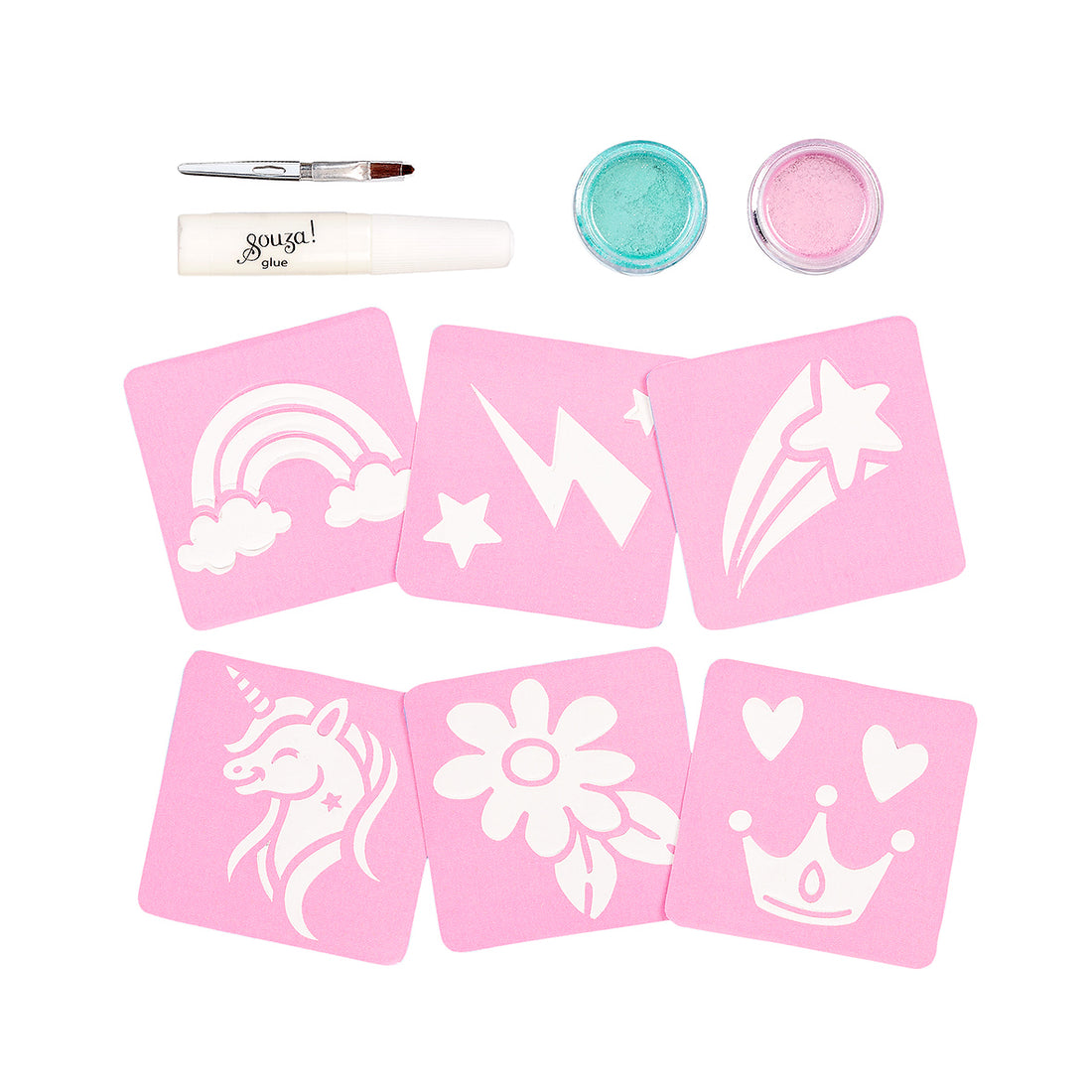 Glitter Tattoo set eenhoorn