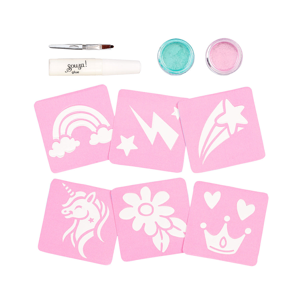 Glitter Tattoo Set Einhorn