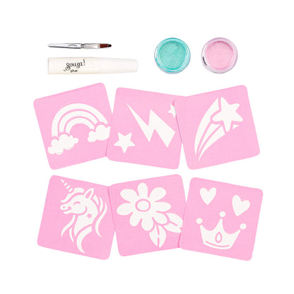 Glitter Tattoo Set Unicorn