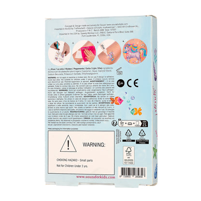 Glitter Tattoo set Zeemeerminnetje