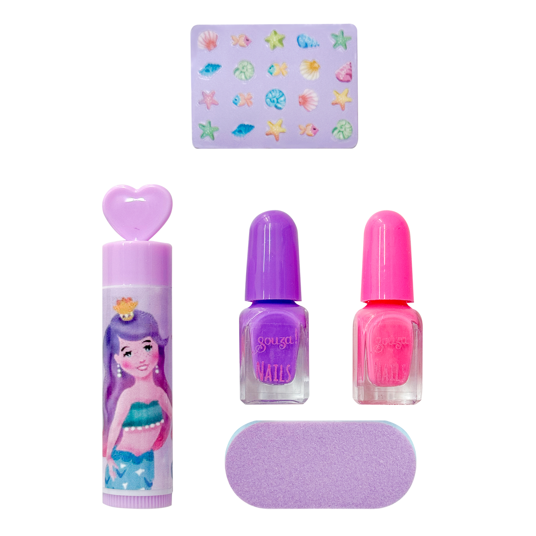 Souza: Make-up-Set Lippen &amp; Nägel Meerjungfrauen