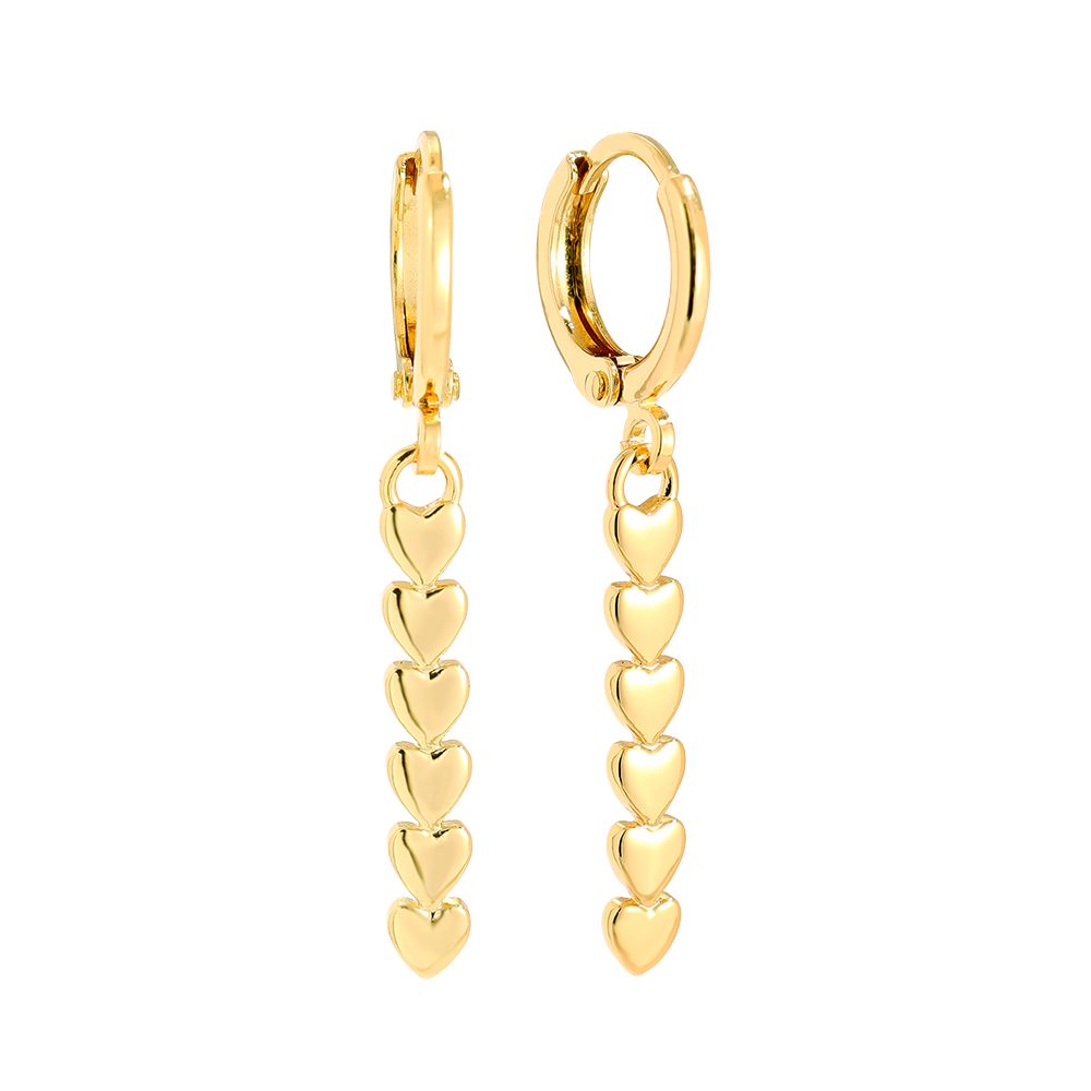 Chirurgisch stalen kinderoorbellen: Creolen Kaia (gold)