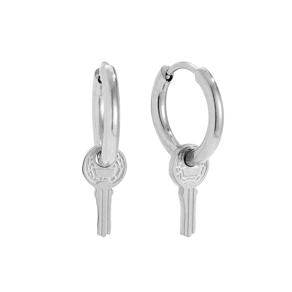 Chirurgisch stalen kinderoorbellen: Creolen sleutejes