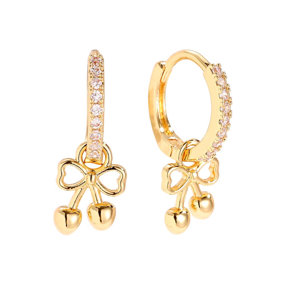 Ohrringe für Kinder aus chirurgischem Stahl: Creoles Lumina (Gold)