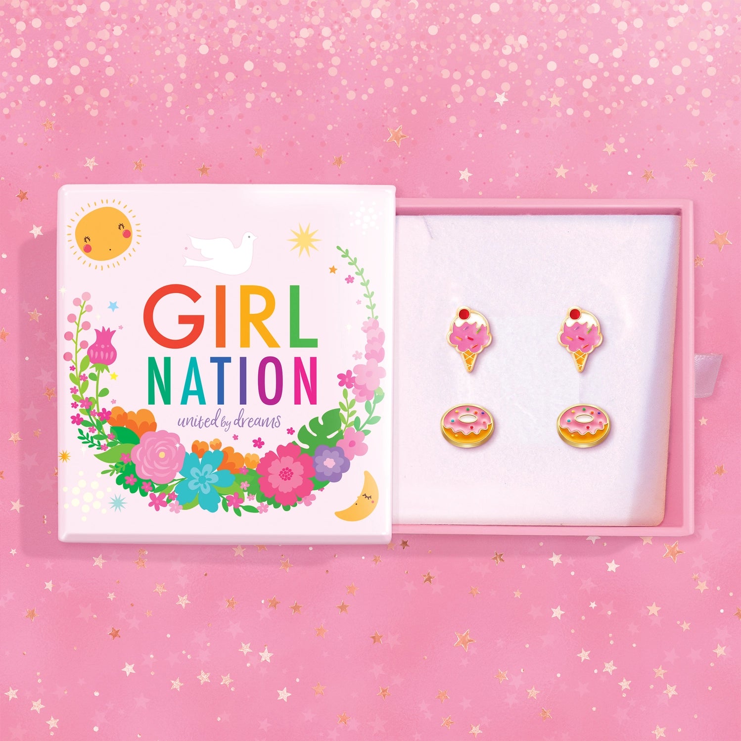 Hypoallergene Kinder-Ohrringe: Süßes Paar (Set)