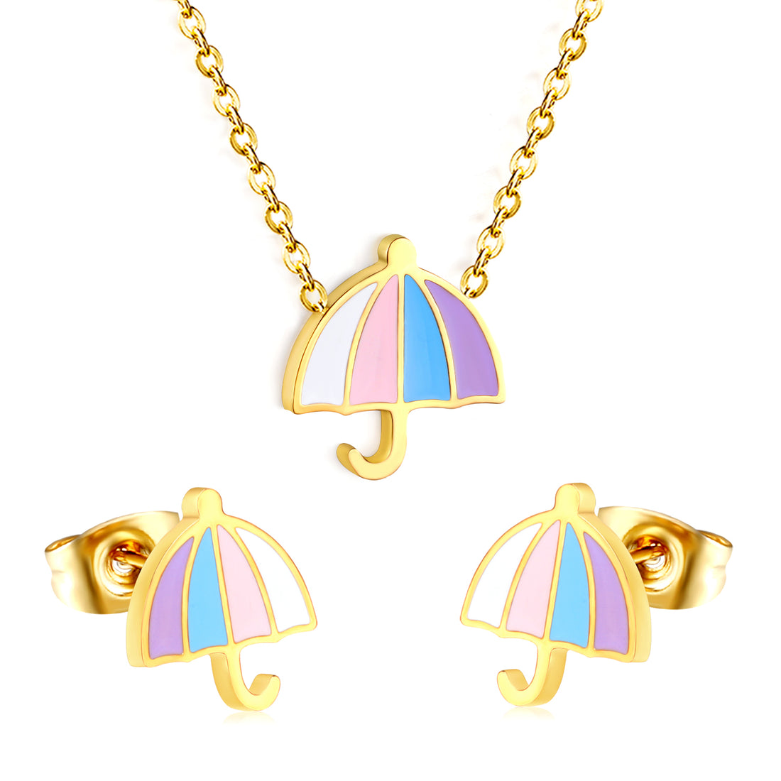 Chirurgesche Stol Set: Regenschirm (Gold)