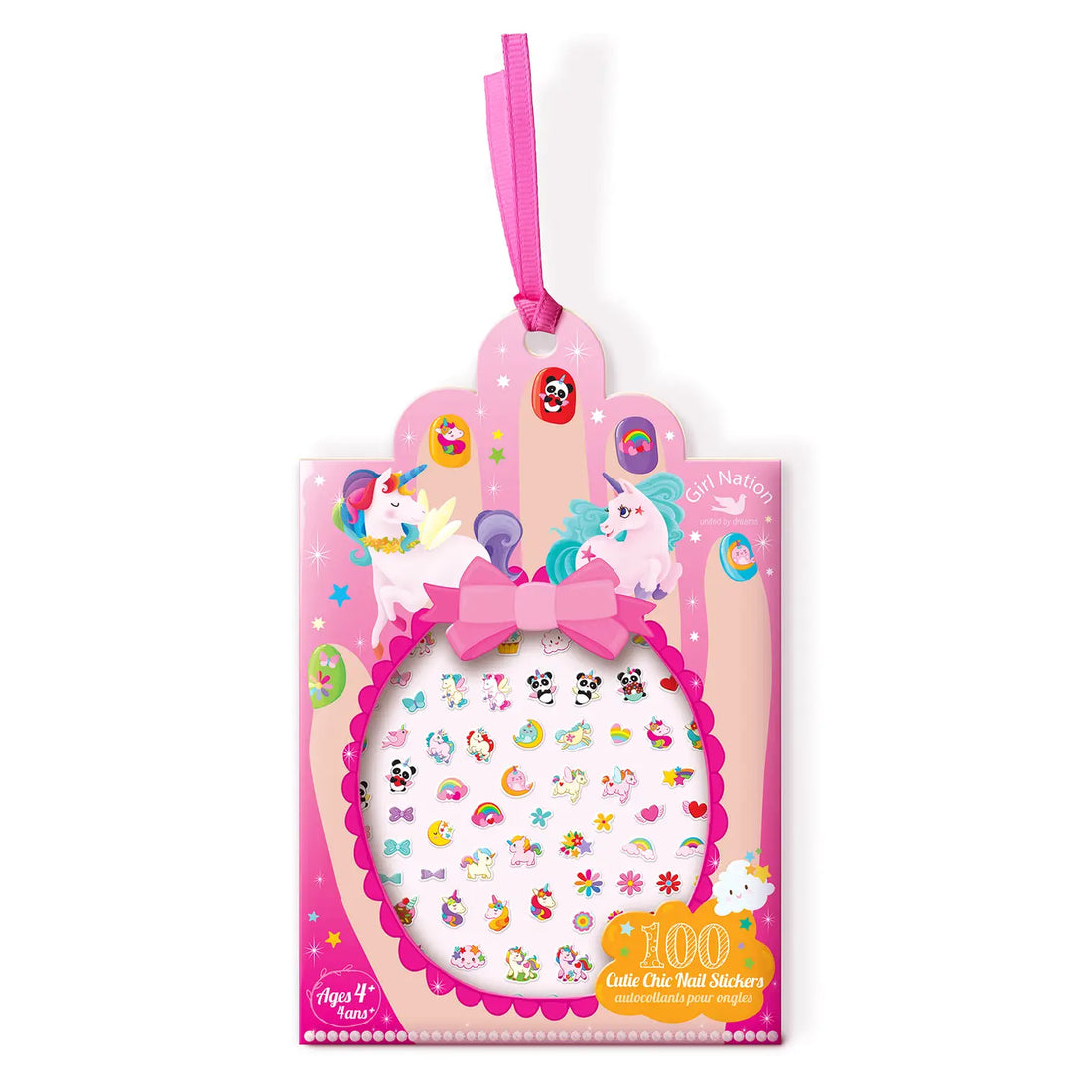 Nagelstickers Eenhoorn (100 stuks)