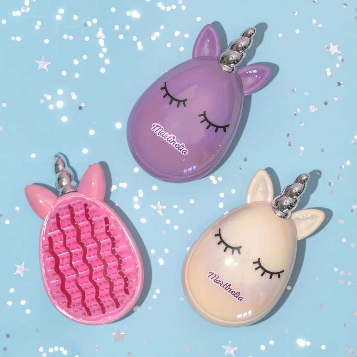 Einhorn Haarbürste entwirren Haarbürste rosa