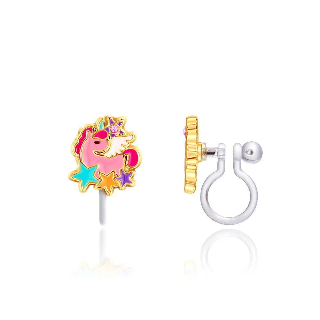 Clip earrings: Unicorn Star