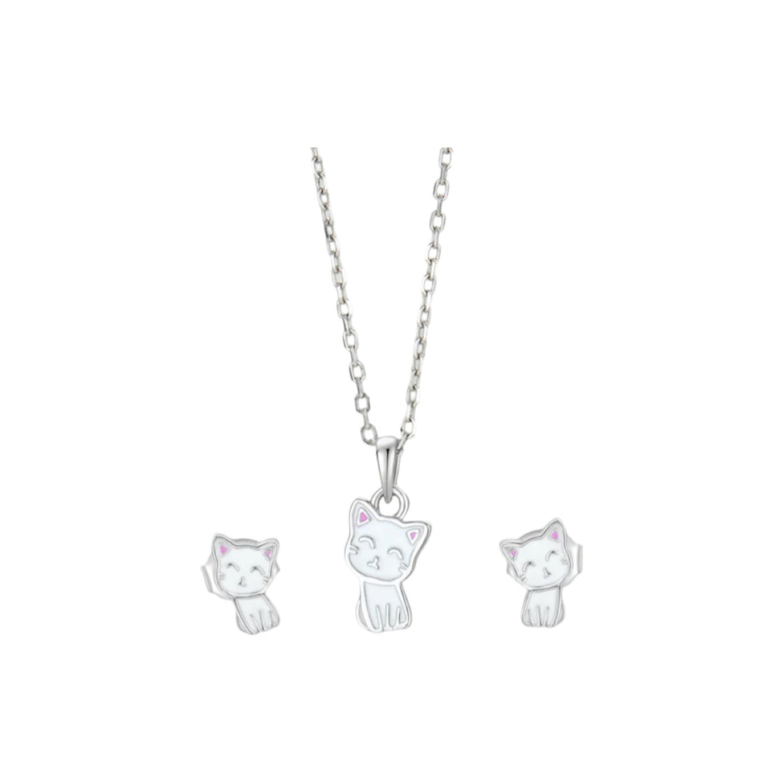 Set en argent : Boucles d&