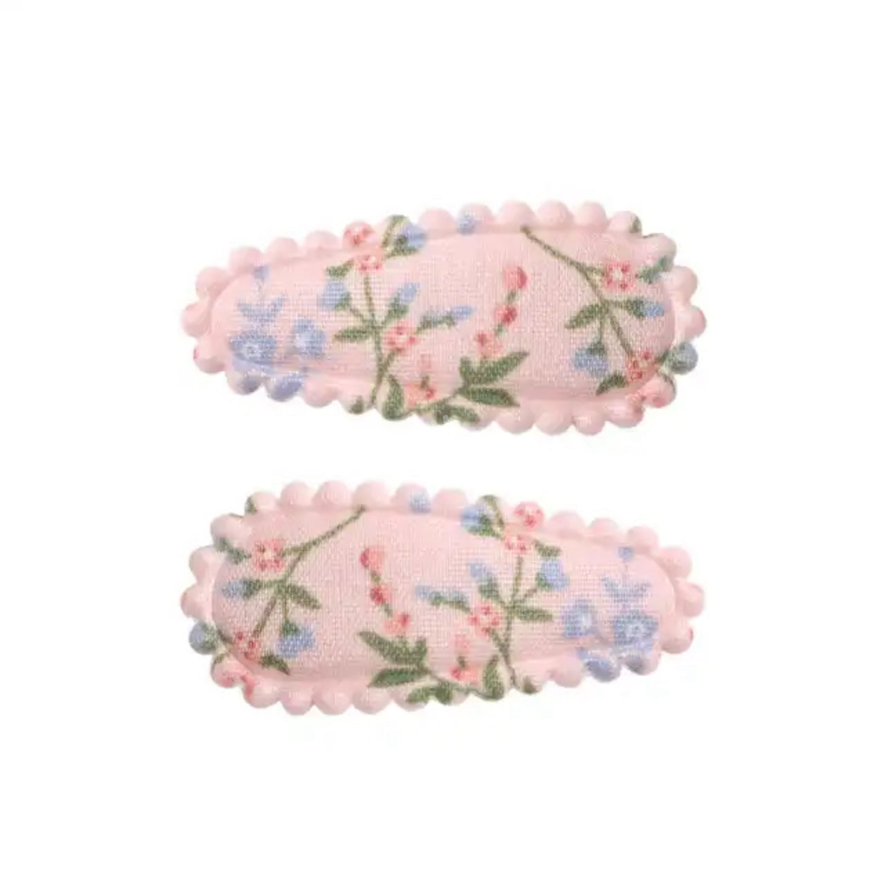 Hairpins: Pink flower (click snap 3cm)