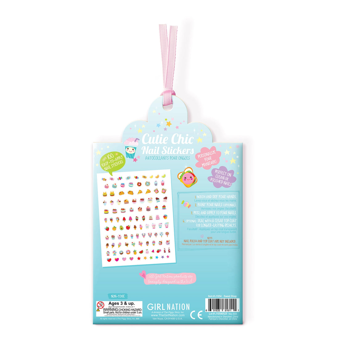 Nagelstickers Zeemeerminnen (100 stuks)