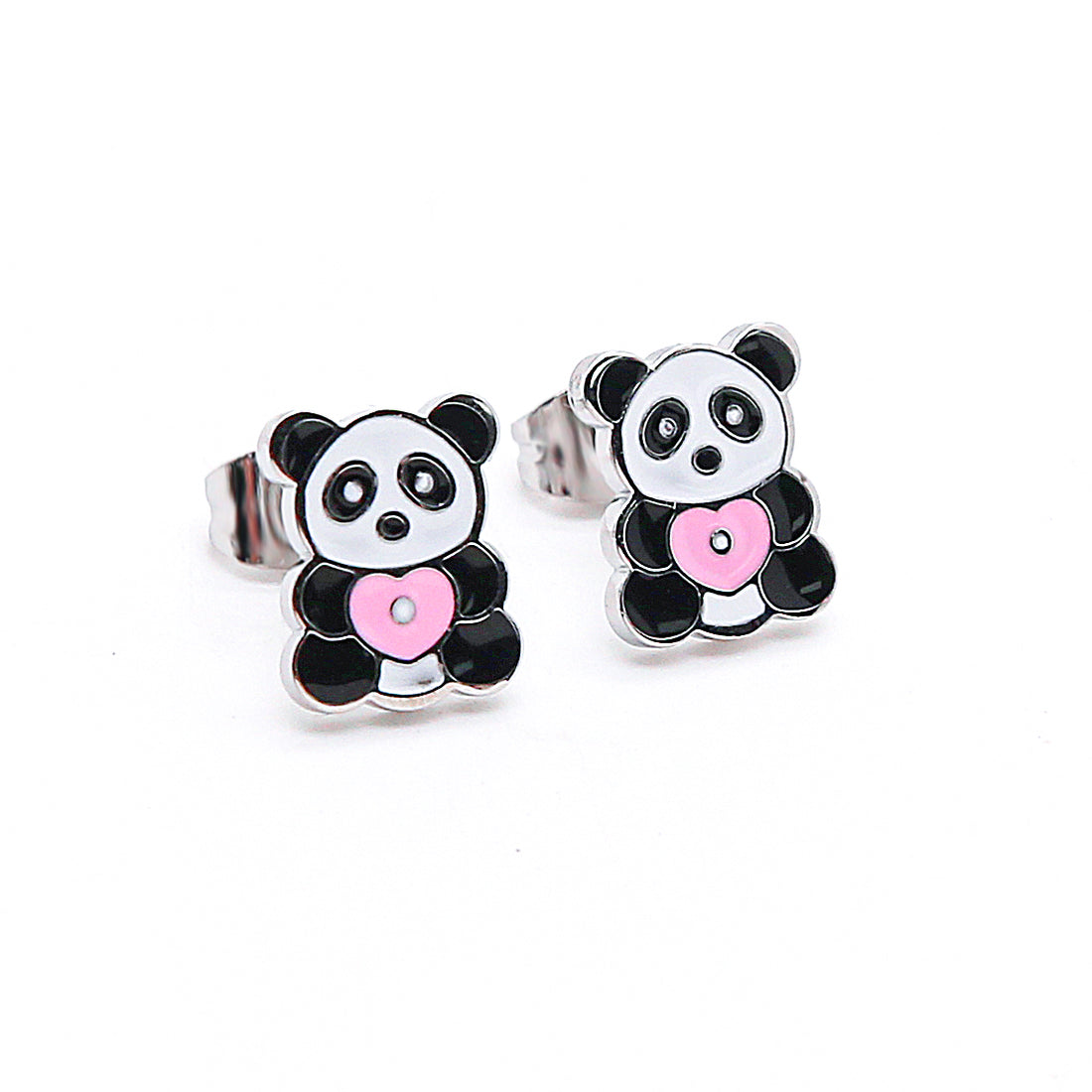 Hypoallergene Ohrringe für Kinder: Pandas