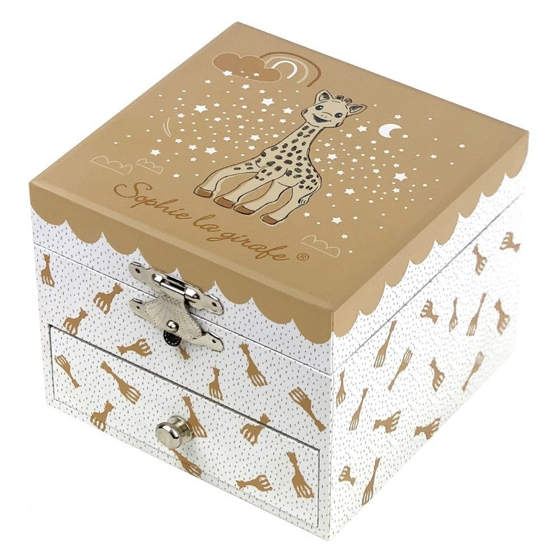 Boîte à bijoux : Sophie la girafe beige