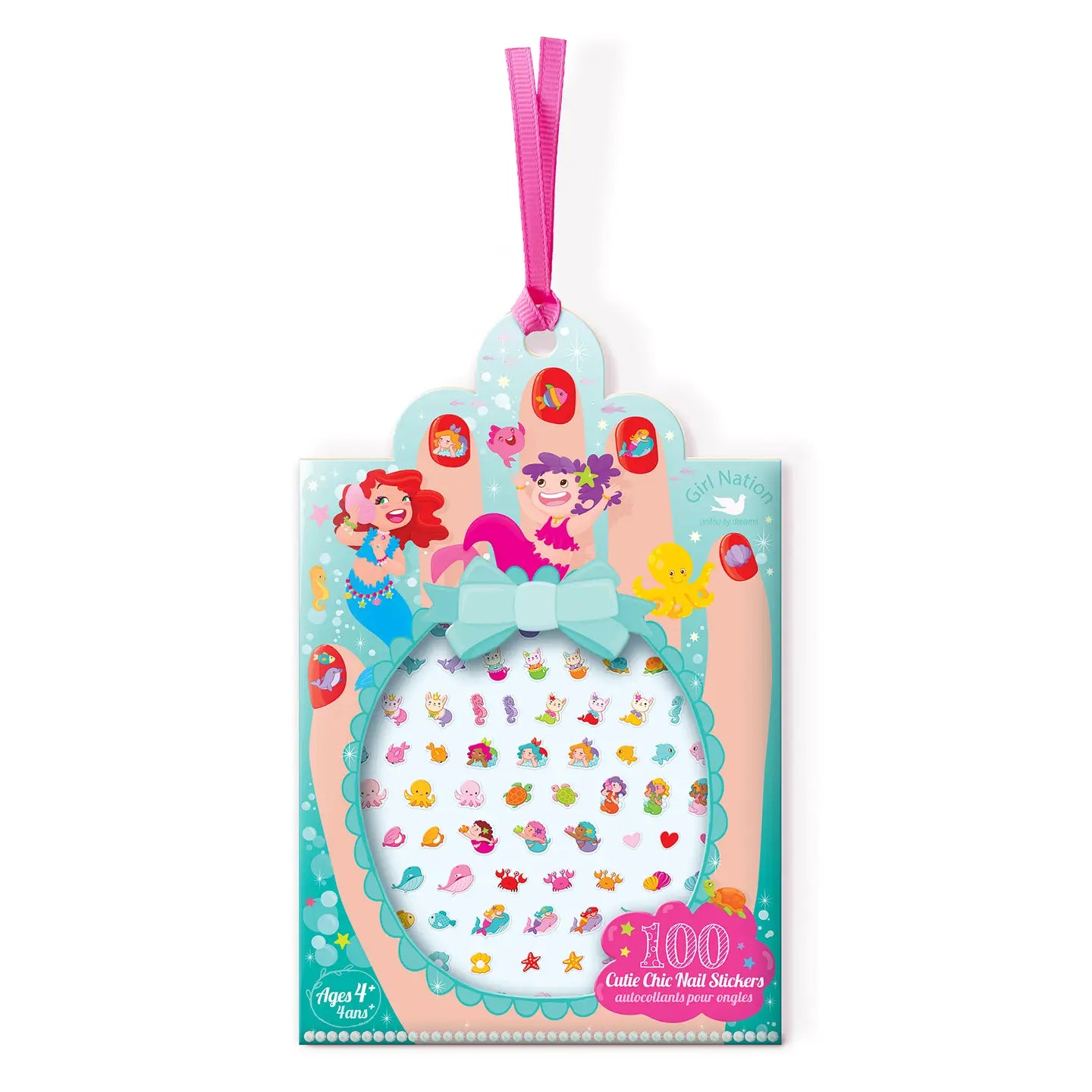 Nagelstickers Zeemeerminnen (100 stuks)